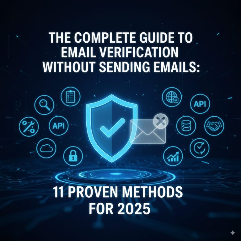 The Complete Guide to Email Verification Without Sending Emails: 11 Proven Methods for 2025
